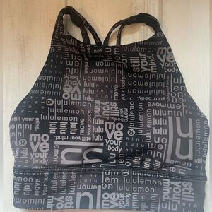 Manifest - LULULEMON ENERGY HIGH-NECK LONGLINE BRA MEDIUM SUPPORT, size 4